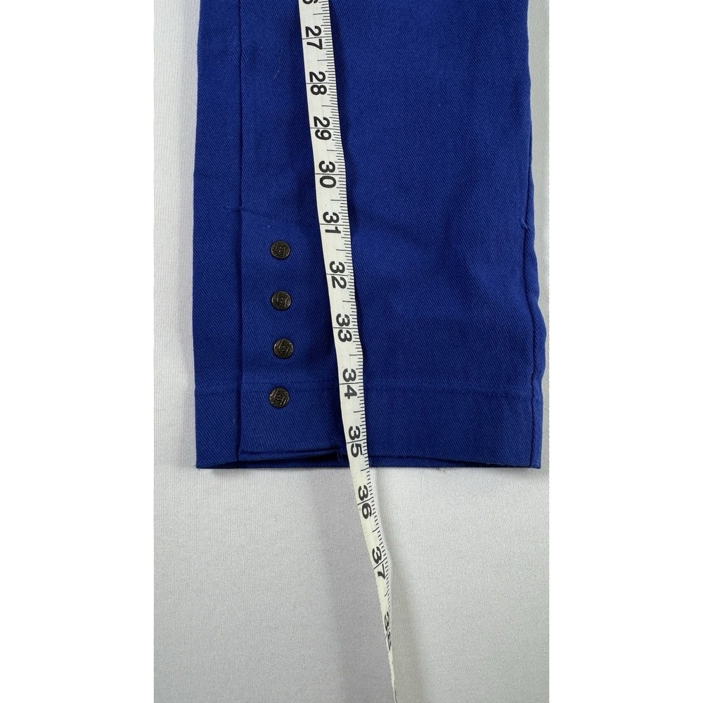 Womens Royal Blue Crop Pants A3